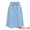 Light Blue, variant on DARING DIVA Women's Denim A-Line Flare Midi Jean Skirt with Pockets Small Blue