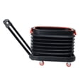 thumbnail image 2 of Wswqop Collapsible Car Bucket Fishing Basket with Wheels Telescoping Handle 37L Trolley, 2 of 8