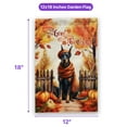 thumbnail image 5 of Happy Thanksgiving Doberman Pinscher Give Thanks Fall Beanie Scarf Welcome Garden Flag 12x18in Double Sided Doberman Dog Lover Gifts Outdoor Decor - 00020, 5 of 5