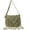 Green, variant on Retro Crochet Crossbody Shoulder Bag for Women Woven Fringe hobo bags Summer Beach Handmade Purse