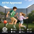 thumbnail image 5 of GVDV Outdoor Trampoline, 8' Backyard Recreational Trampoline with Enclosure for Kids & Adults, 5 of 8