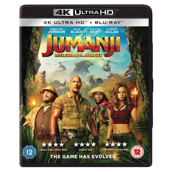 Jumanji: Welcome to the Jungle (4K Ultra HD) Rhys Darby Morgan Turner Alex Wolff Madison Iseman