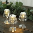 thumbnail image 4 of BalsaCircle 6 Clear 4.5 in Acrylic Crystal Table Lamps Battery Operated LED Lights Party Events Decorations, 4 of 8