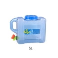 thumbnail image 4 of Sonducket Cubo de agua para coche, contenedor de tanque grueso para conducción, barriles de almacenamiento, gran capacidad, Picnic, Camping, Kits de desorden para acampar 5L+tubo, 4 of 6