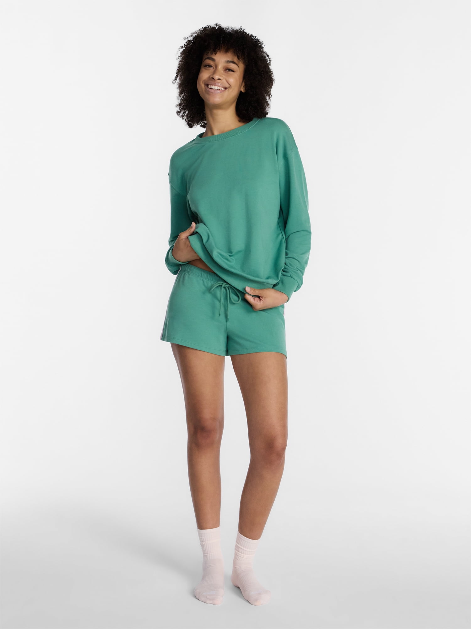 No Boundaries Sleepwear Shorts, 2.5'' Inseam, Women’s and Women’s Plus XXS-3X