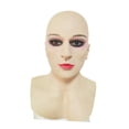 thumbnail image 4 of Máscara de látex para cosplay de Bald Beauty, accesorio para fotos, máscara para cabeza para disfraces festivos de adultos., 4 of 10