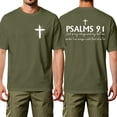 thumbnail image 2 of HAJWOH Mens Jesus Cross Printed Short Sleeve Cotton T-Shirts Crew Neck Shirts Faith Christ Tops, 2 of 5