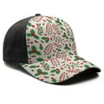 thumbnail image 3 of Christmas Baseball Cap – Stylish Spliced Design Adjustable Trucker Hat with Full Print Front & Brim, Breathable Cotton Blend Snapback for Sports, Travel & Daily Wear, 3 of 3