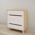 thumbnail image 4 of Nordik 4-Drawer Chest, White and Natural Maple, 4 of 5