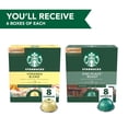 thumbnail image 3 of (6 pack) Starbucks by Nespresso Vertuo, Starbucks Light and Medium Roast Nespresso Pods, 96 Count, 3 of 13