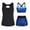Z5-Multicolor, variant on Karight 3 Piece Tankini Swimsuits for Women Tummy Control Plus Size Bathing Suit with Boy Shorts Tank Top and Sports Bra