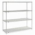 thumbnail image 4 of Nexel Wire Shelving, Poly-Z-Brite, 54"W X 18"D X 86"H, 4 of 4