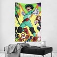 thumbnail image 2 of My Hero Academia Tapestry, Anime Wall Poster Art, Wall Tapestry For Bedroom Living Room Dorm Room, Wall Hanging For Festival Party Events Background Photography Backdrop, 60x40 Inch, 2 of 9