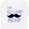 thumbnail image 4 of Inktastic I'm the Little Mister with Mustache Boys Long Sleeve Toddler T-Shirt, 4 of 5