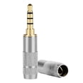 thumbnail image 3 of 3.5mm 4 Pole Male Repair Headphones Plug Copper for Earphone Jack, 3 of 7