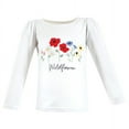 thumbnail image 7 of Hudson Baby Infant and Toddler Girl Long Sleeve T-Shirts, Wildflowers, 6-12 Months, 7 of 7