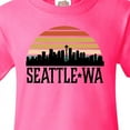 thumbnail image 4 of Inktastic Seattle Washington Skyline Sunset Youth T-Shirt, 4 of 5