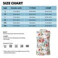 thumbnail image 6 of Balery Rose Flowers Men's Sleeveless Muscle Shirts Workout Tank Top, Moisture Wicking, Odor Protection-Medium, 6 of 8