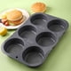 thumbnail image 2 of Molde de silicona para pan de hamburguesa, molde para pan antiadherente de 6 cavidades, 2 of 3