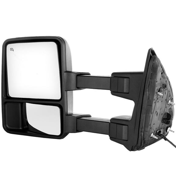 ECCPP Tow Mirror Towing Mirror Compatible with 2008-2016 for Ford for F-250 for F-350 for F-450 for F-550 Super Duty with Left Side Power Control Heat Turn Signal Light with Black Housing