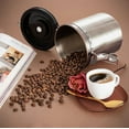 thumbnail image 4 of Mixpresso 16 Oz Stainless Steel Airtight Coffee Canister Vacuum Sealed, 4 of 10