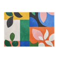 thumbnail image 7 of Yayeee Bath Rug for Bathroom Floor Non Slip Rectangle Fluffy Soft Absorbent Mat, 16"x24", Abstract Plants, 7 of 7