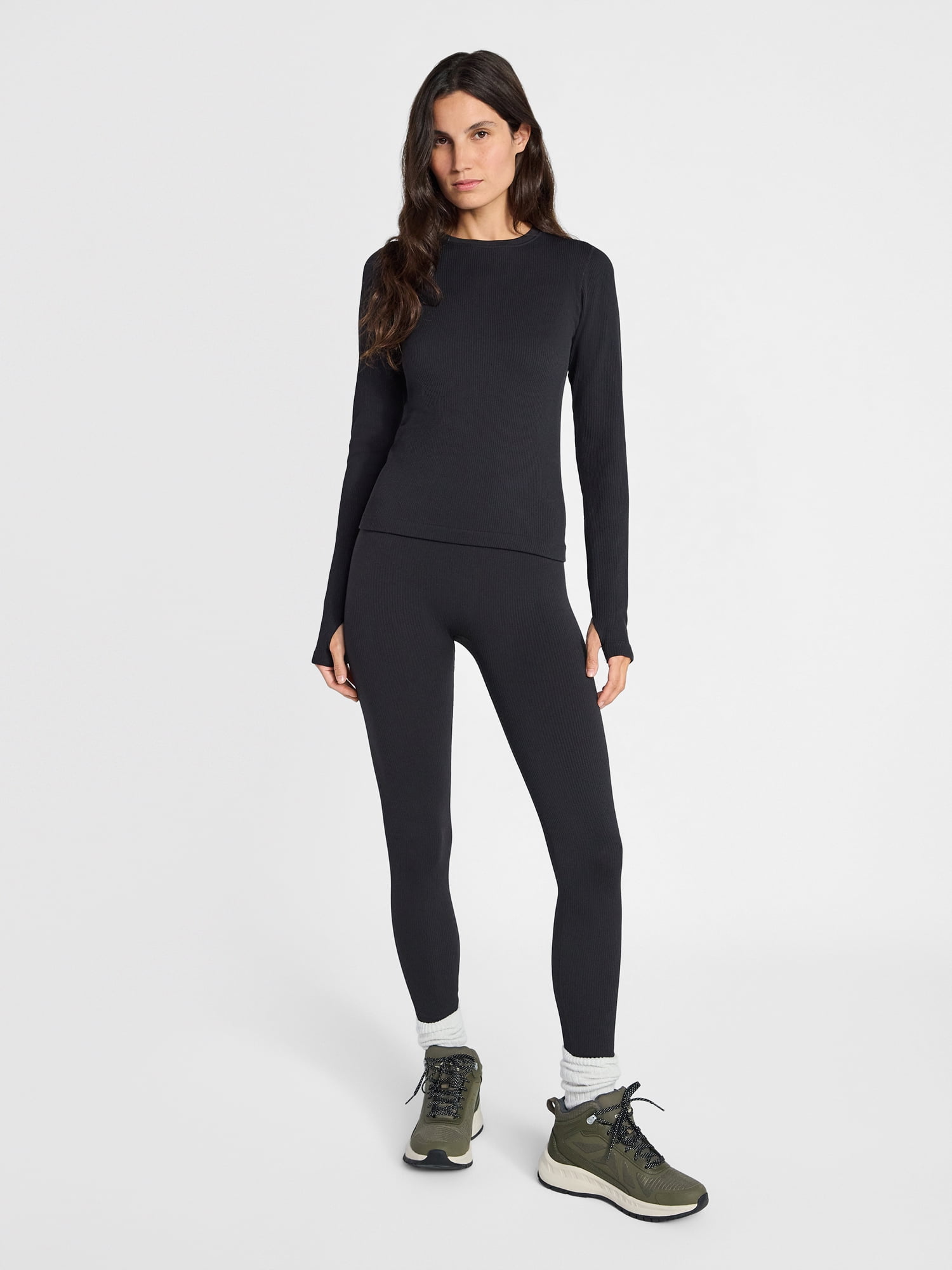 Ozark Trail Women's Warmer Thermal Seamless Fleece Bottom, Sizes XS-XXL