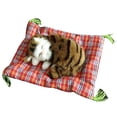 thumbnail image 1 of Simulation Cute Cat Kitten Sound Plush Doll Toy with Sleeping Mat Home Decor, 1 of 11