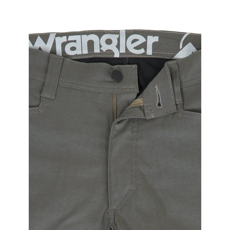 Wrangler Pants Mens 34 x 30 Black Fleece Lined Hiking Outdoors