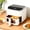 Black, variant on Dozzle 3QT Compact Digital Air Fryer, 400℉ Precision Heating, One-Touch Auto Shut-off, Nonstick Basket Dishwasher-Safe for Healthy Roast, Bake, Broil & Reheat, Red