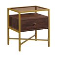 thumbnail image 3 of Sauder Harper Heights End Table, Rich Walnut Finish, 3 of 10