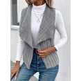 thumbnail image 6 of Women'S Autumn and Winter Casual Simple Sleeveless Plush Vest Vest Jacket Cardigan Vest Grey S, 6 of 10