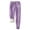 Violet, variante sur Gaexia Leggings de sous-Vêtements Thermiques d'Hiver pour Femmes, Couleur Unie, Décontractés, Confortables, Pantalons Chauds pour Temps Froid, Rose, P