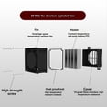 thumbnail image 4 of Calentador de Ventilador PTC Aislado de 12 V y 50 W, Calentador Eléctrico de Temperatura Constante, Incubadora de Calefacción de Espacios., 4 of 5