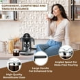 thumbnail image 3 of Medelco Glass Espresso Carafe Replacement, 4 Cup, Fits Most Espresso Makers, 3 of 8