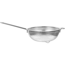 HOMEMAXS Stainless Steel Spider Strainer, Fry Basket With Folding Handle, Multi-Use Pasta Colander, Chip Frying Basket Strainer Spoon Cooking Utensils For Kitchen Frying