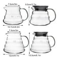 thumbnail image 2 of Servidor de café Bearachild de vidrio de alto borosilicato 600ml, 2 of 6