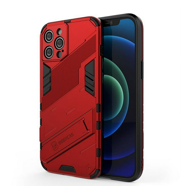 Phone Protection Case Shockproof Anti-Slip Cover Phone Protective Precise Hole Position Compatible For IPhone 15 cola red IP15-PRO