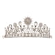 thumbnail image 1 of Tiara De Corona Nupcial, Corona De Princesa De Girasol Elegante Cabeza De Ajuste Perfecto Encantador Duradero Brillante Para Cumpleaños Para Mujeres Para Boda, 1 of 1
