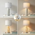 thumbnail image 3 of 27in Coastal Table Lamps for Living Room Set of 2, Bedside Lamps with Night Light, Seashell Nightstand Lamps for Bedroom and Home Office, 3 of 9