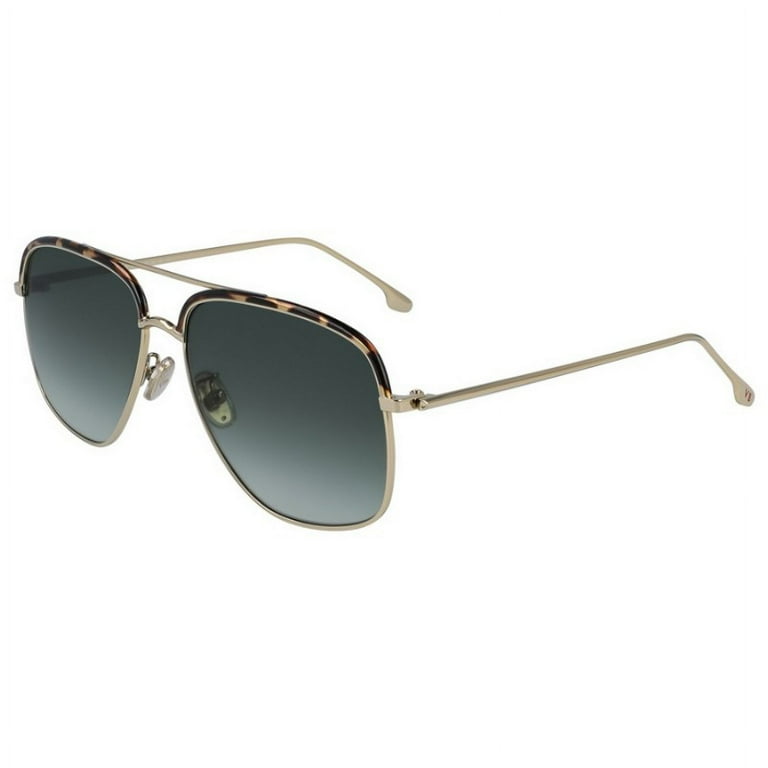 Victoria Beckham VB 200S Metal Womens Square Sunglasses Gold