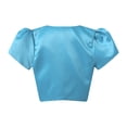 thumbnail image 2 of Little Girls Light Blue Pearl Adorned Bolero 5, 2 of 2