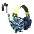 thumbnail image 2 of Wired Luminous Camouflage Gaming Headphone Headset for Computer Game Console, 2 of 7