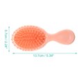 thumbnail image 2 of Unique Bargains 1 Pcs Pocket Detangle Brush Barber Brush Tools for Men and Women Styling Comb for Curly Hair Orange, 2 of 6
