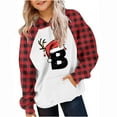 thumbnail image 2 of Cowsor Cute Hoodie for Teen Trendy Letter Print Preppy Hooded Sweatshirts Kids Pullover Long Sleeve School Outfits, 2 of 5