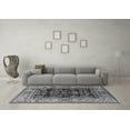 thumbnail image 3 of Ahgly Company Indoor Square Oriental Gray Industrial Area Rugs, 6' Square, 3 of 4