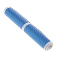 thumbnail image 2 of Ximing 4Pcs Carbon Fiber Car Door Plate 4D Sticker Sill Scuff Cover - Blue, as described, 2 of 10
