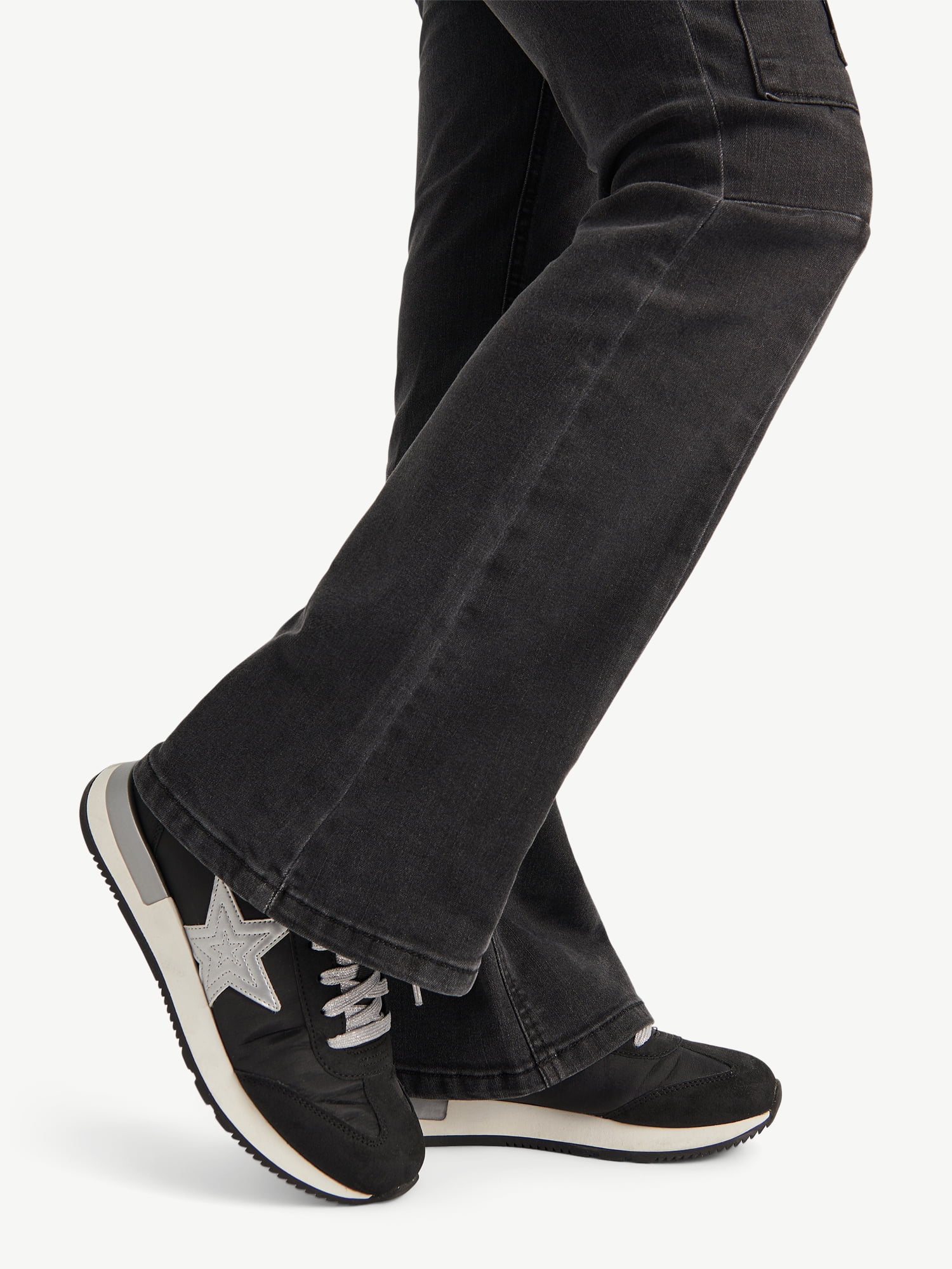 Justice Girls Flare w/ Chain Jeans, Sizes 6-18, Slim & Plus