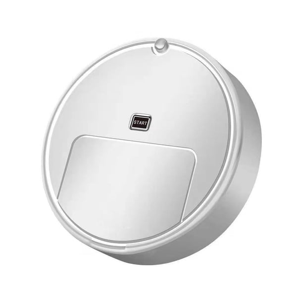 Robot de barrido inteligente, mini aspirador automático, removedor de polvo para el cabello, barredora de lavado de pisos para el hogar, color blanco Eigraketly EL002368-02