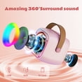 thumbnail image 5 of BONAOK Mini Karaoke Machine Toys, Portable Microphones for Kids Adults, Wireless Speaker Machine with LED Lights, Home Party Birthday Gifts for 3-12 Years Old Girls Boys, 5 of 10